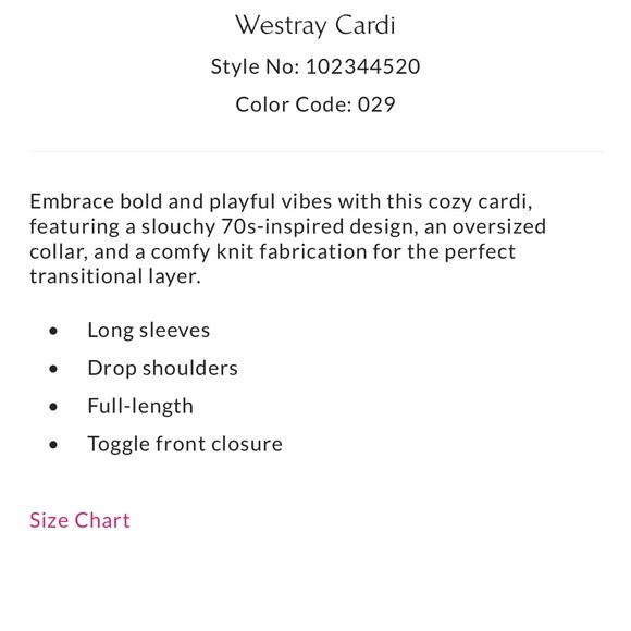 NWT Free People Westray Cardi, XS - Picture 8 of 9